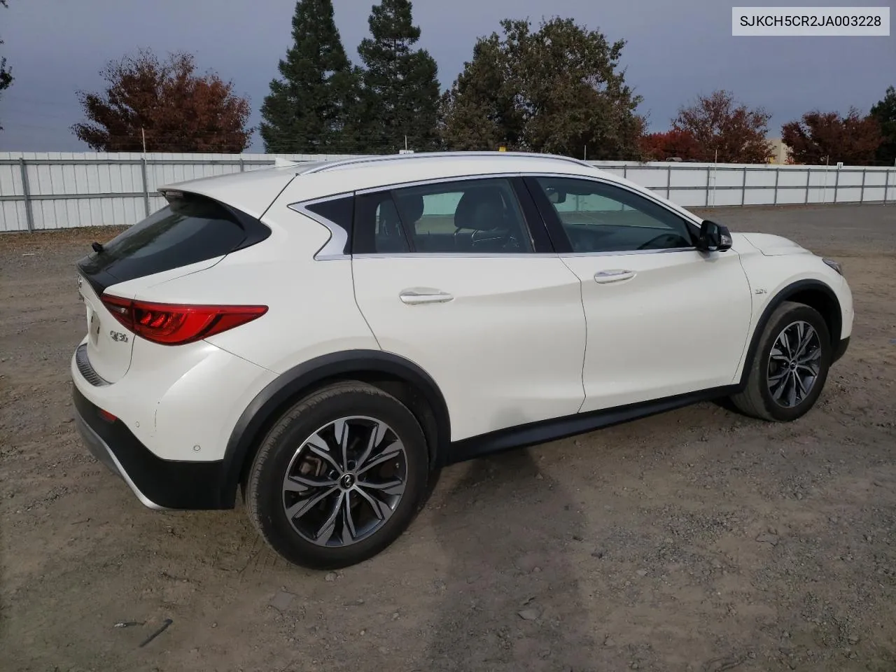 2018 Infiniti Qx30 Pure VIN: SJKCH5CR2JA003228 Lot: 81622384