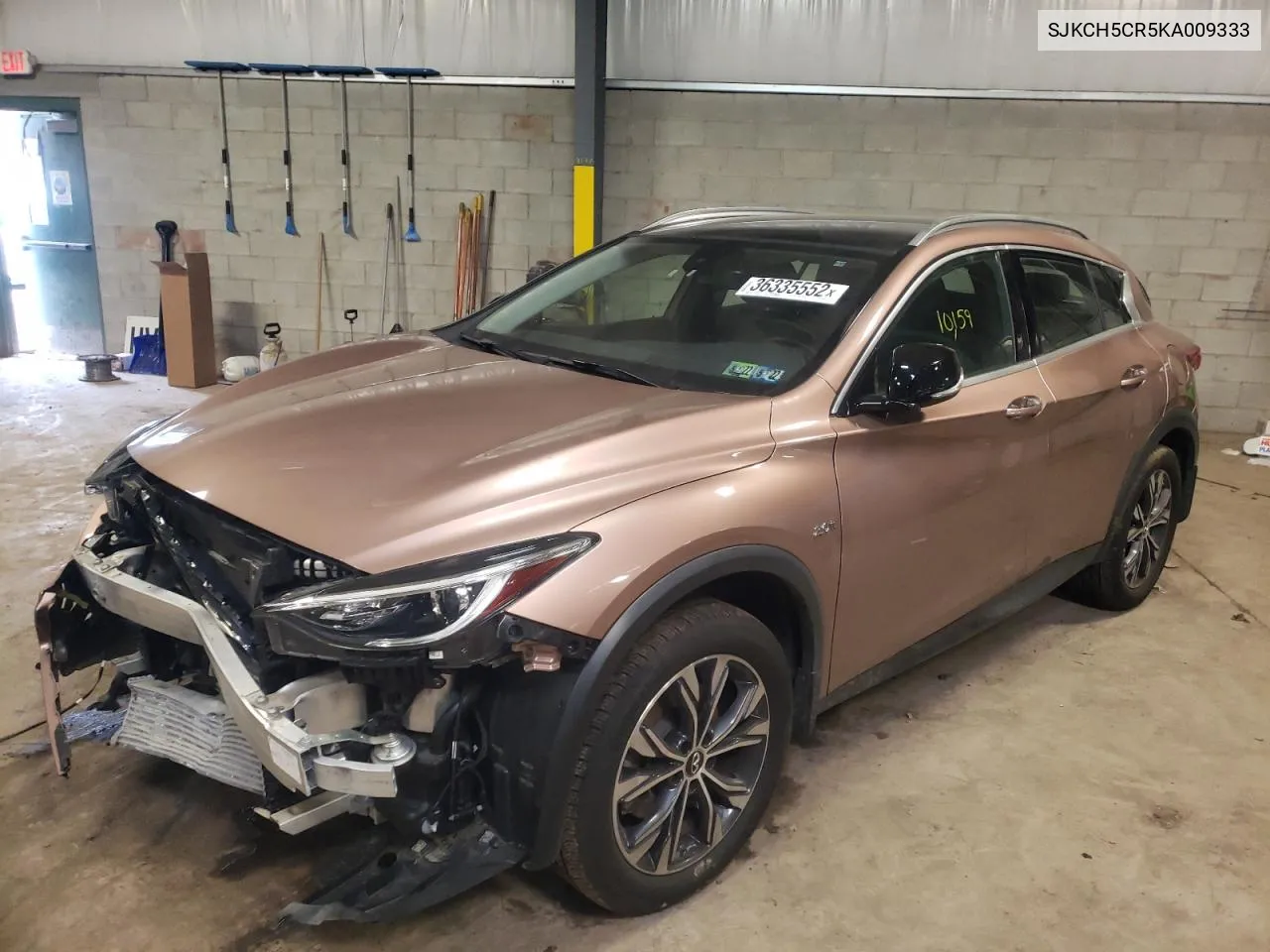 2019 Infiniti Qx30 Luxe VIN: SJKCH5CR5KA009333 Lot: 36335552