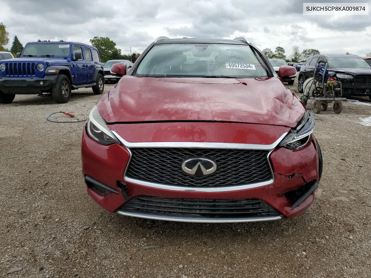 2019 Infiniti Qx30 Pure VIN: SJKCH5CP8KA009874 Lot: 69572534