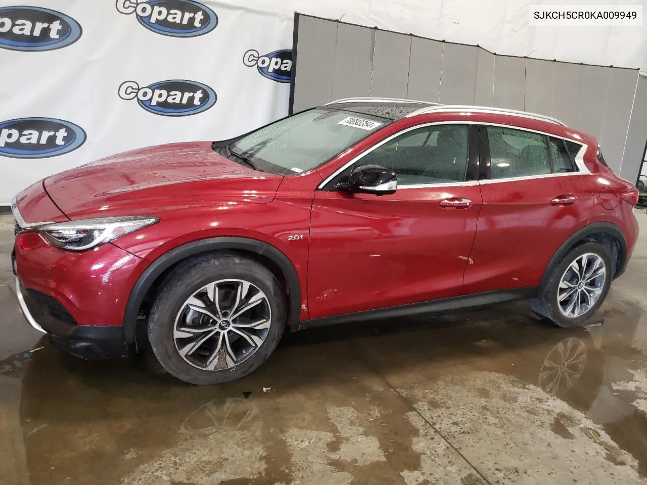 2019 Infiniti Qx30 Luxe VIN: SJKCH5CR0KA009949 Lot: 70893354