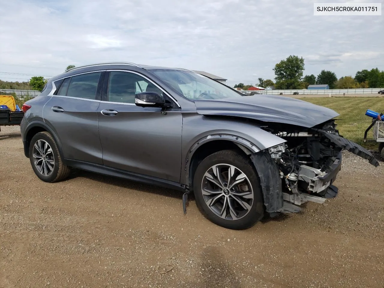 2019 Infiniti Qx30 Luxe VIN: SJKCH5CR0KA011751 Lot: 72188414