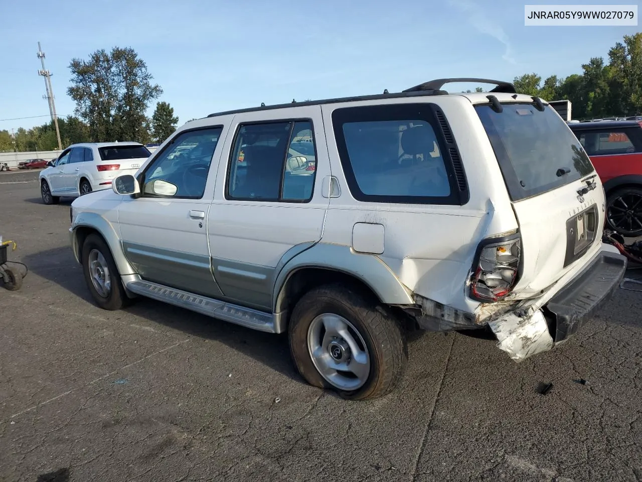 1998 Infiniti Qx4 VIN: JNRAR05Y9WW027079 Lot: 72374434