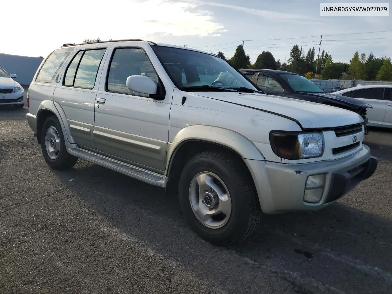 1998 Infiniti Qx4 VIN: JNRAR05Y9WW027079 Lot: 72374434