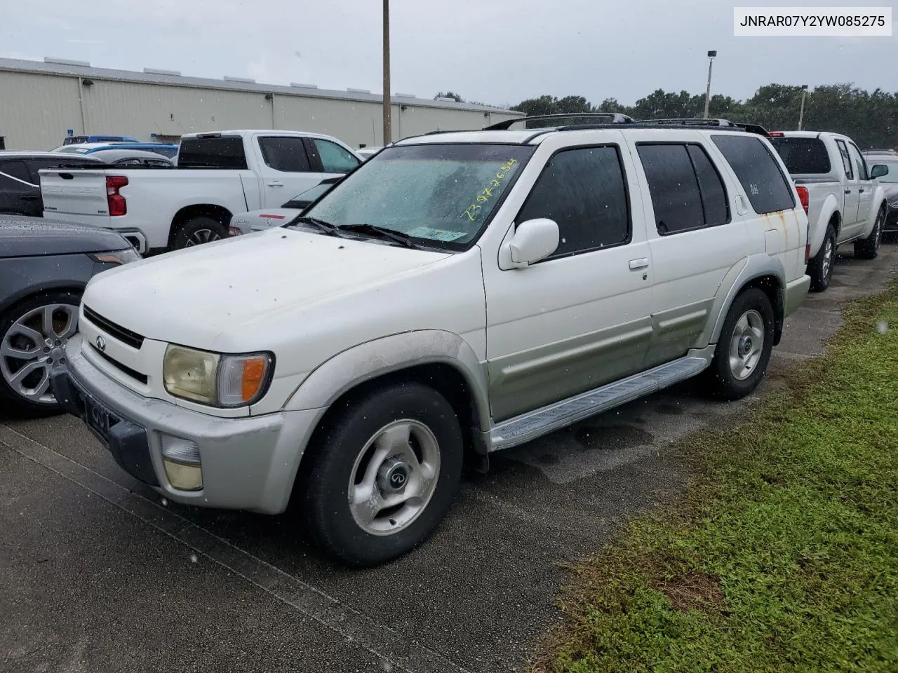 2000 Infiniti Qx4 VIN: JNRAR07Y2YW085275 Lot: 73872654