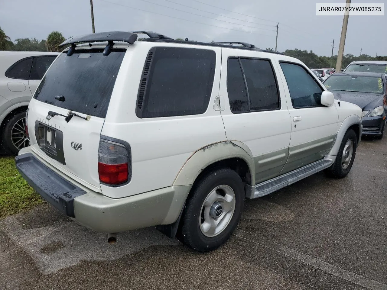 2000 Infiniti Qx4 VIN: JNRAR07Y2YW085275 Lot: 73872654