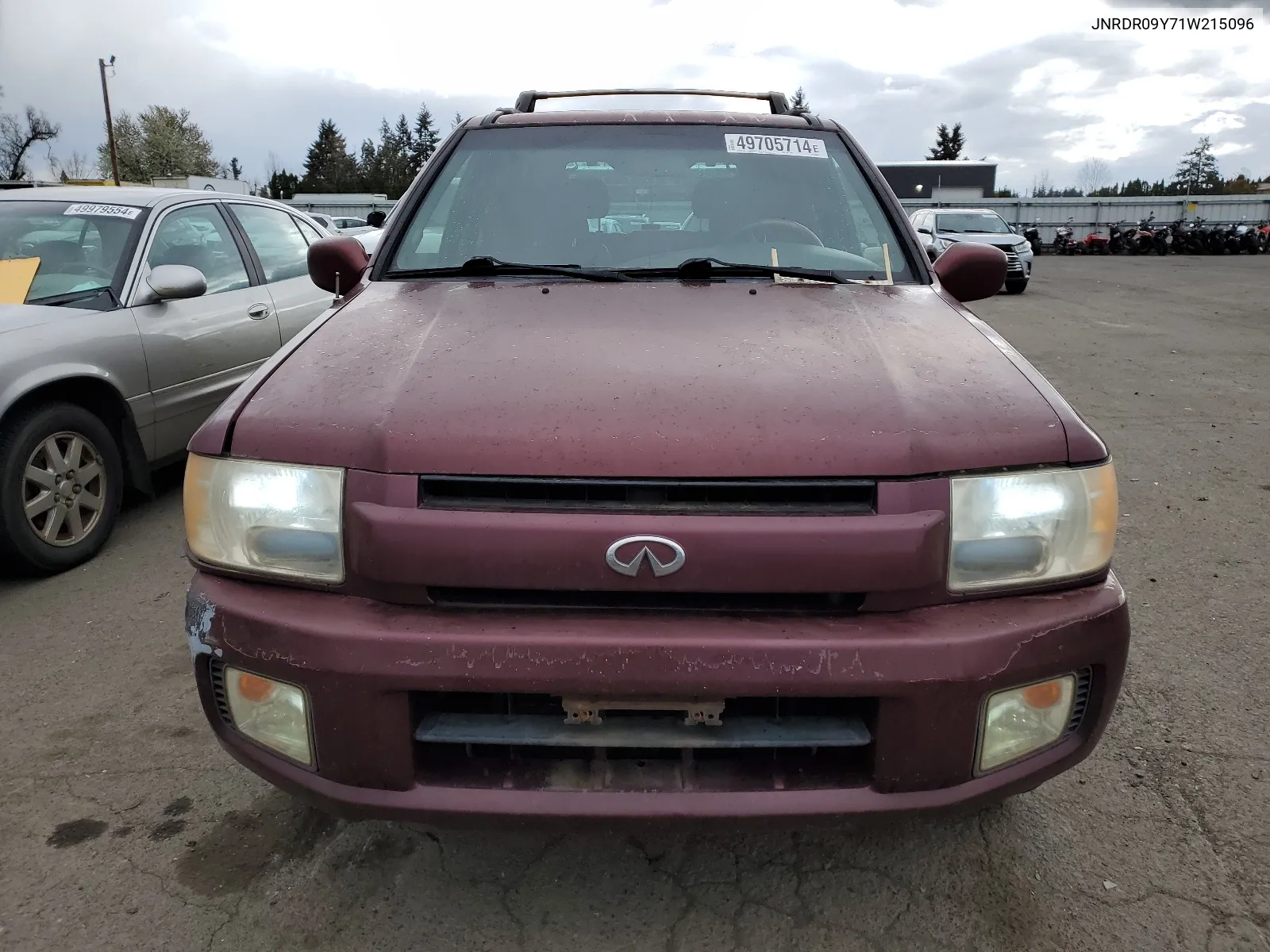 2001 Infiniti Qx4 VIN: JNRDR09Y71W215096 Lot: 49705714