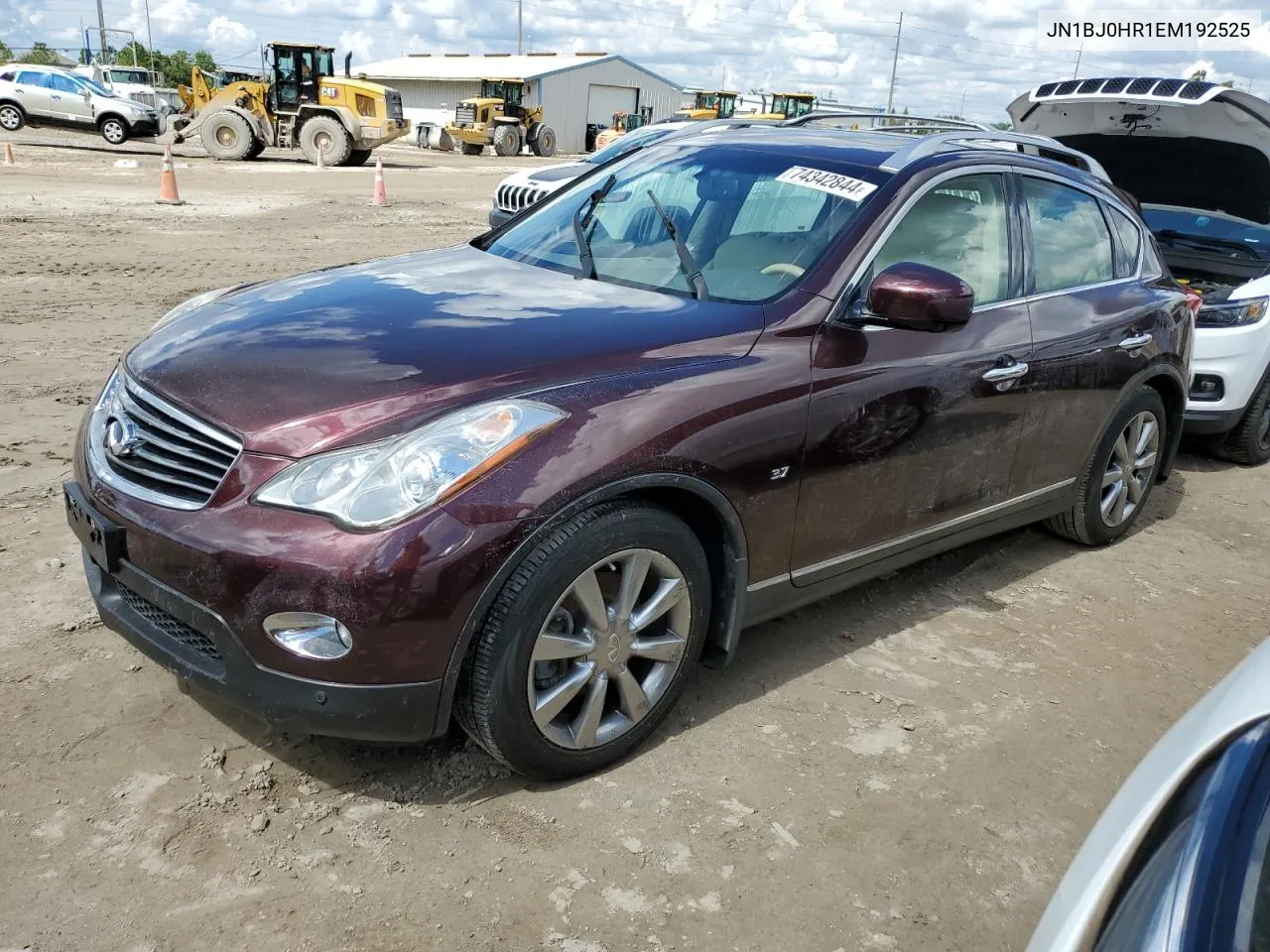 2014 Infiniti Qx50 VIN: JN1BJ0HR1EM192525 Lot: 74342844