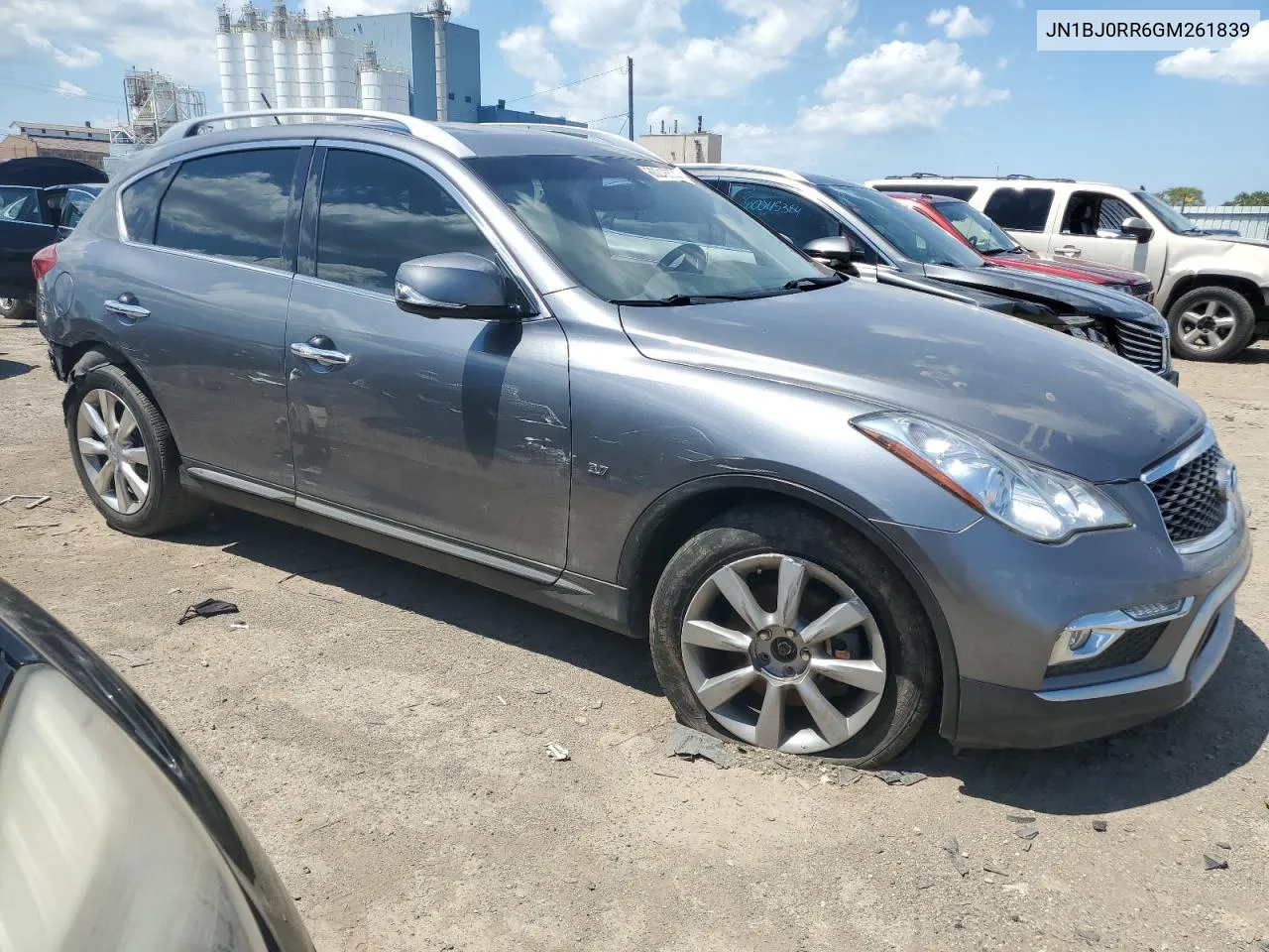 JN1BJ0RR6GM261839 2016 Infiniti Qx50