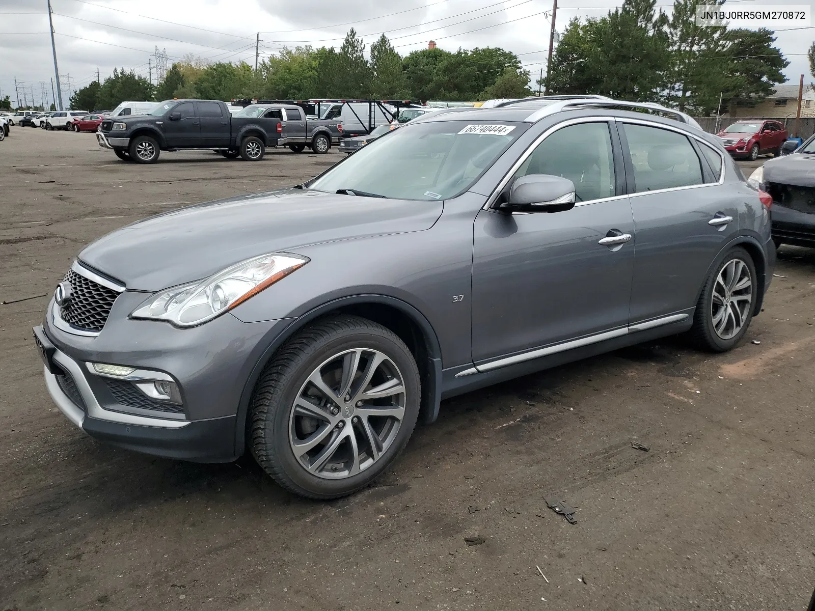 2016 Infiniti Qx50 VIN: JN1BJ0RR5GM270872 Lot: 66740444