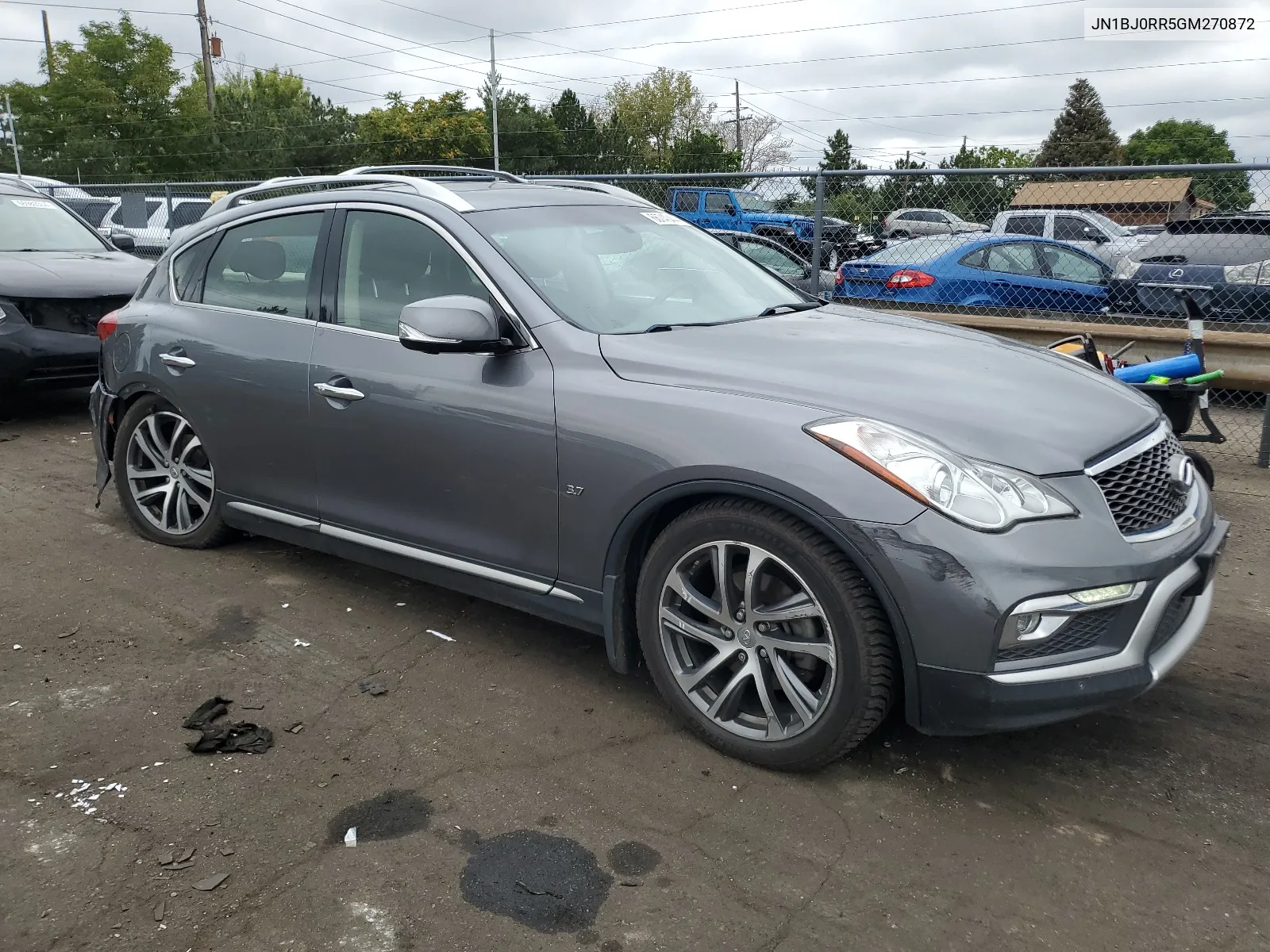 2016 Infiniti Qx50 VIN: JN1BJ0RR5GM270872 Lot: 66740444