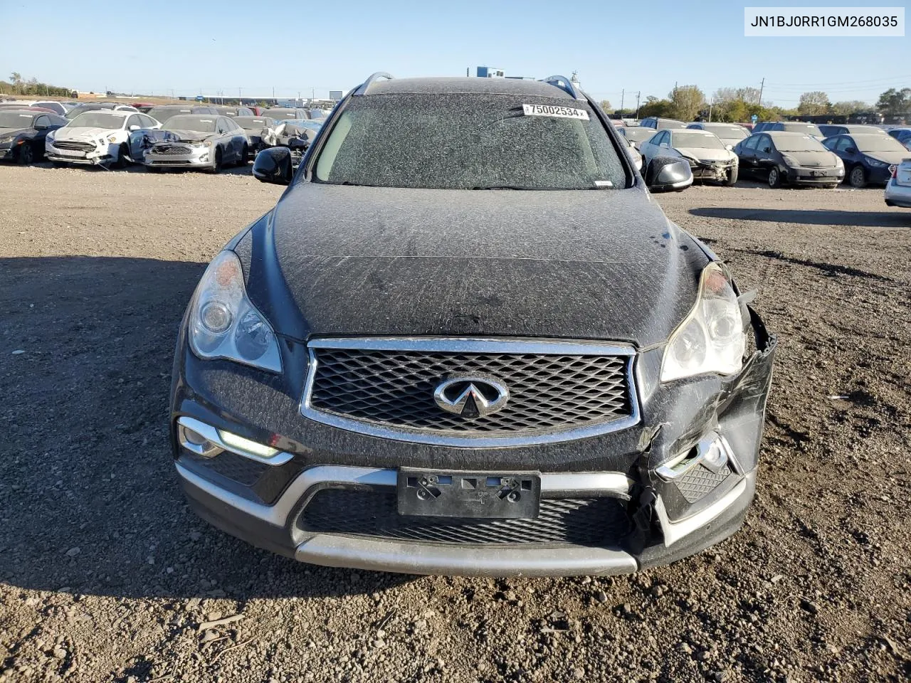 2016 Infiniti Qx50 VIN: JN1BJ0RR1GM268035 Lot: 75002534