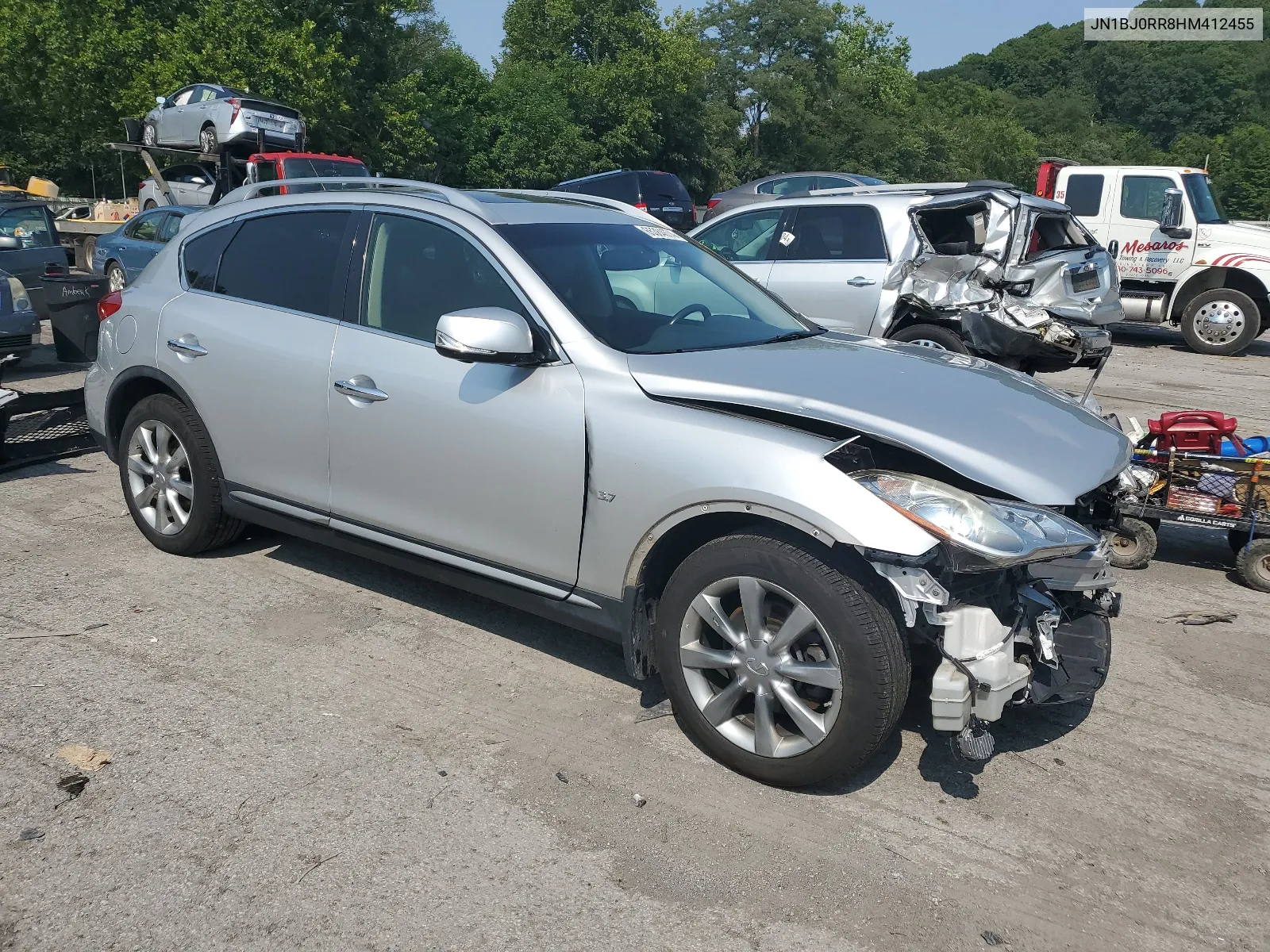 2017 Infiniti Qx50 VIN: JN1BJ0RR8HM412455 Lot: 65384674