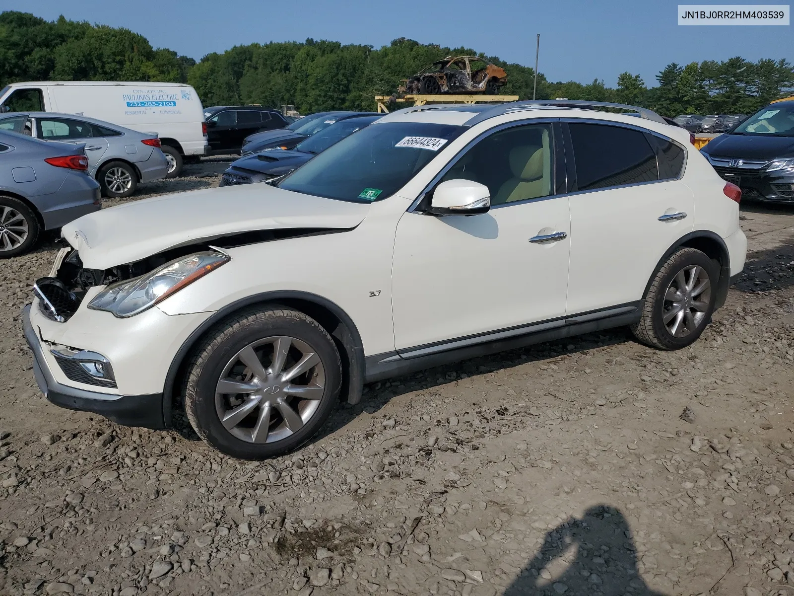 2017 Infiniti Qx50 VIN: JN1BJ0RR2HM403539 Lot: 66644324