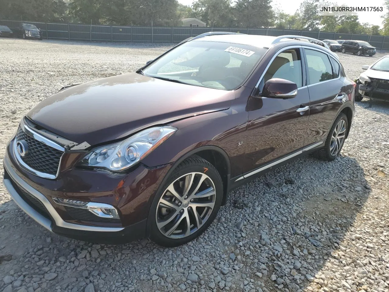 JN1BJ0RR3HM417563 2017 Infiniti Qx50