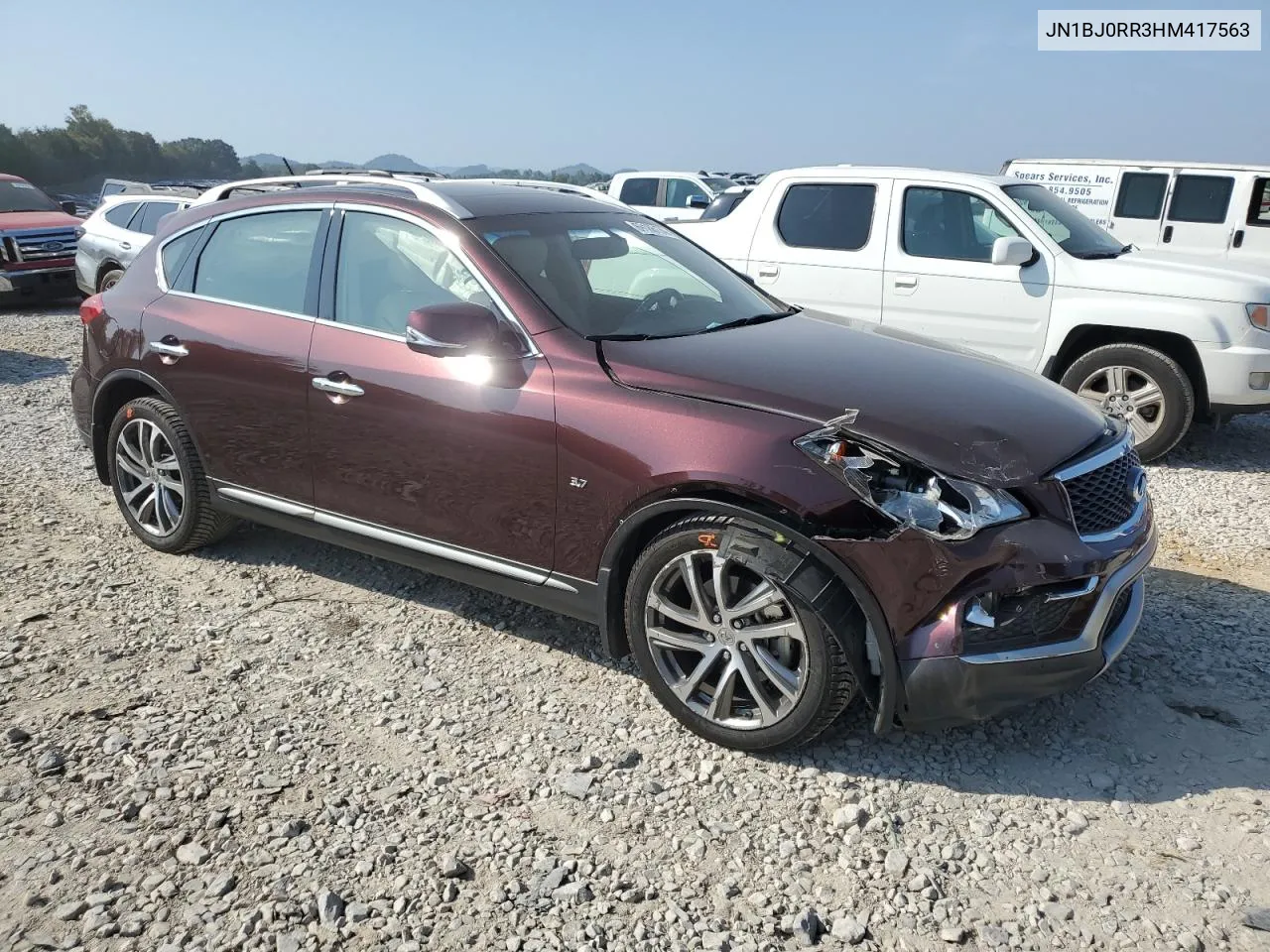 2017 Infiniti Qx50 VIN: JN1BJ0RR3HM417563 Lot: 69186174