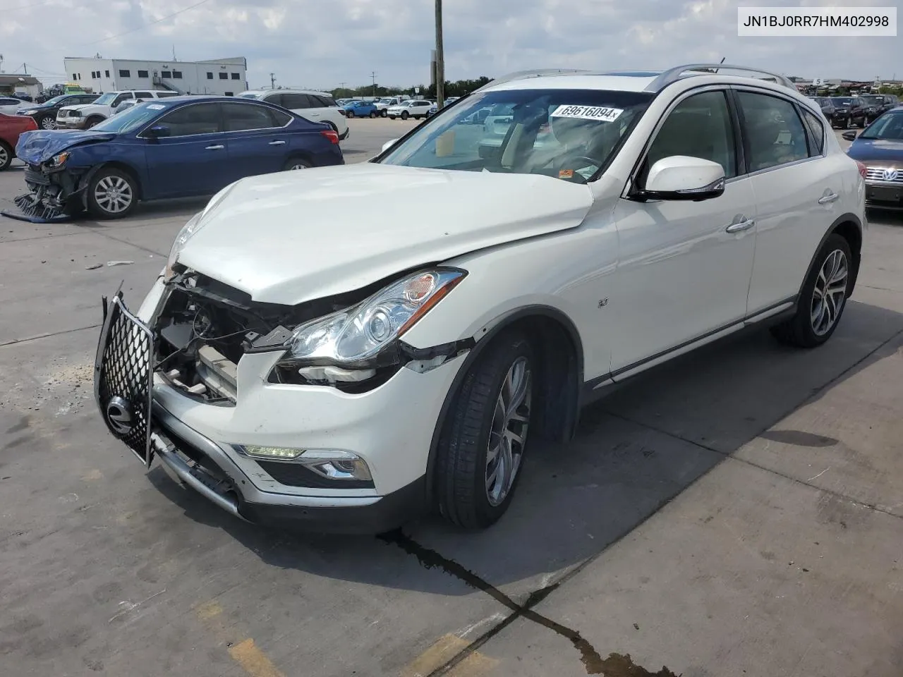 2017 Infiniti Qx50 VIN: JN1BJ0RR7HM402998 Lot: 69616094