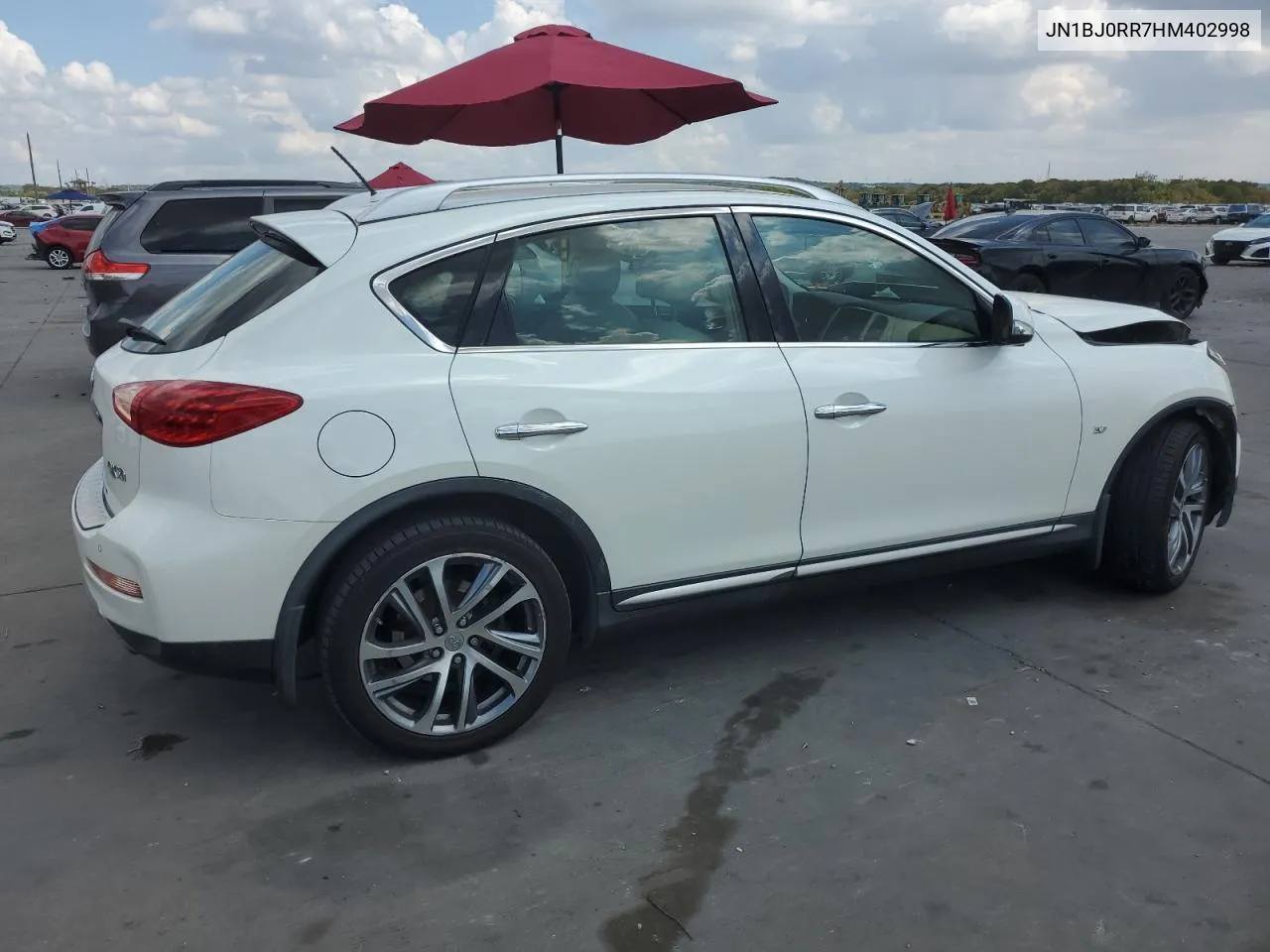 JN1BJ0RR7HM402998 2017 Infiniti Qx50