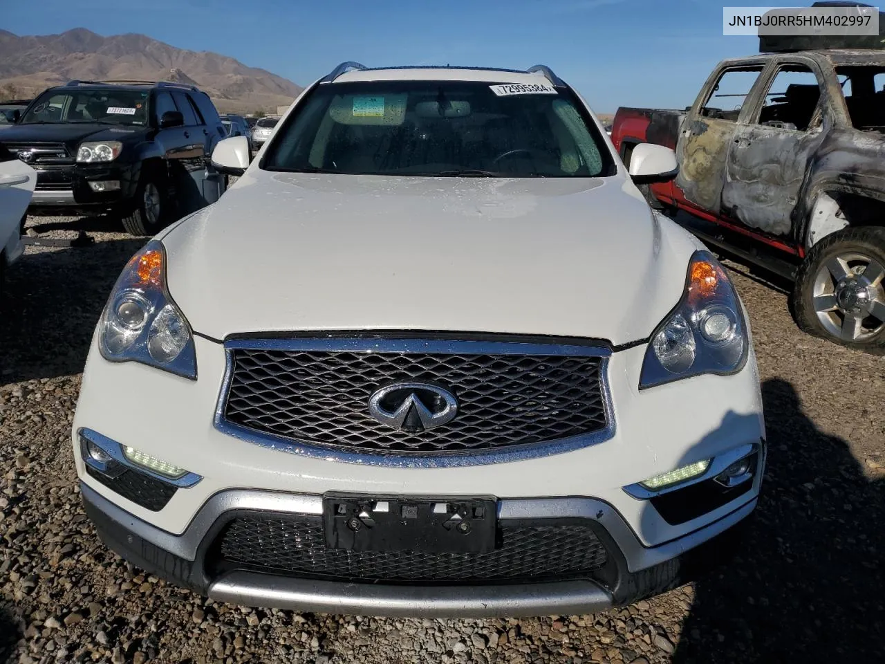 2017 Infiniti Qx50 VIN: JN1BJ0RR5HM402997 Lot: 72995384