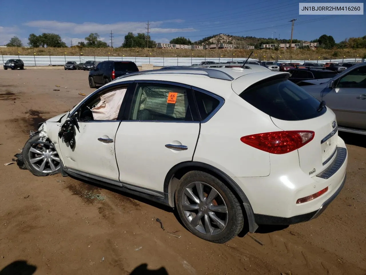 2017 Infiniti Qx50 VIN: JN1BJ0RR2HM416260 Lot: 75944714