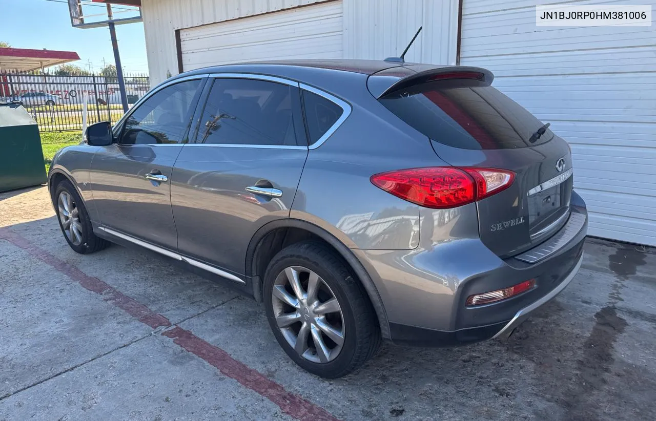 2017 Infiniti Qx50 VIN: JN1BJ0RP0HM381006 Lot: 77371114