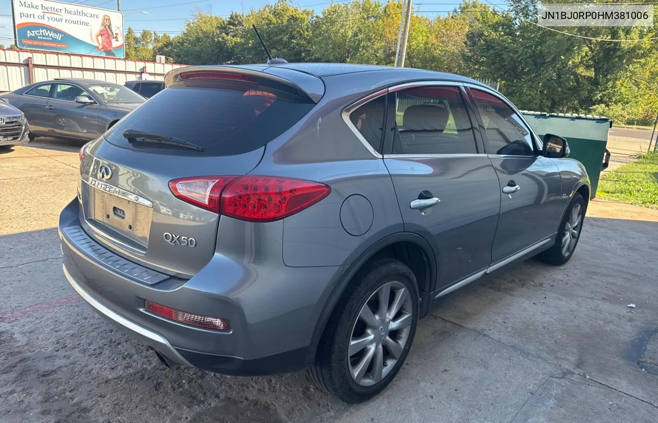 JN1BJ0RP0HM381006 2017 Infiniti Qx50