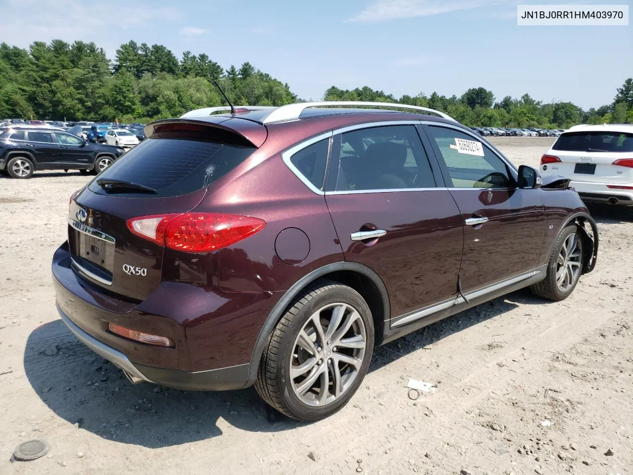 2017 Infiniti Qx50 VIN: JN1BJ0RR1HM403970 Lot: 77878474