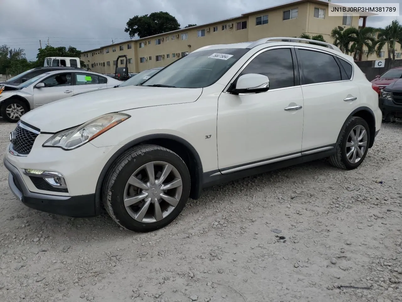 2017 Infiniti Qx50 VIN: JN1BJ0RP3HM381789 Lot: 79801984