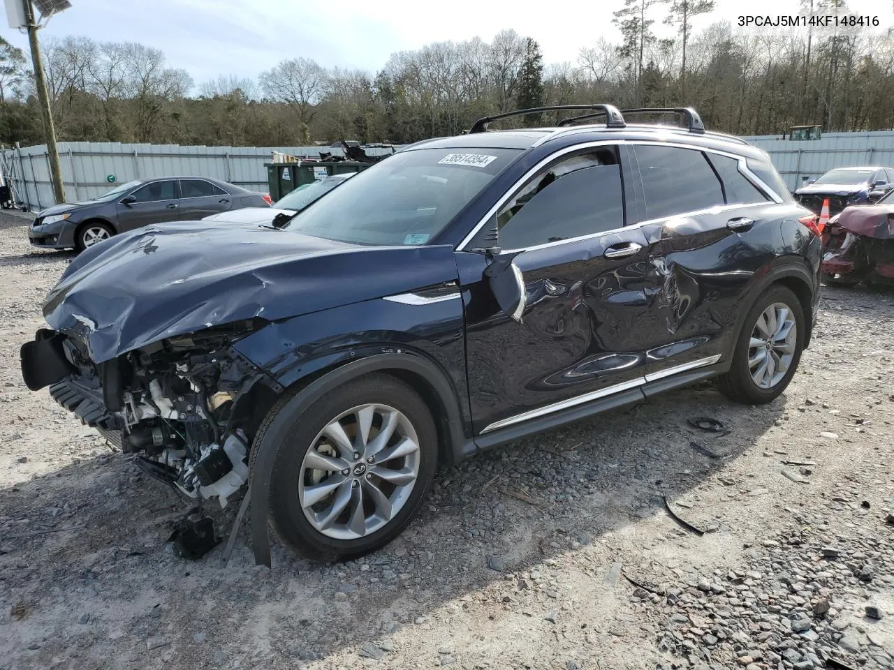 2019 Infiniti Qx50 Essential VIN: 3PCAJ5M14KF148416 Lot: 38514354