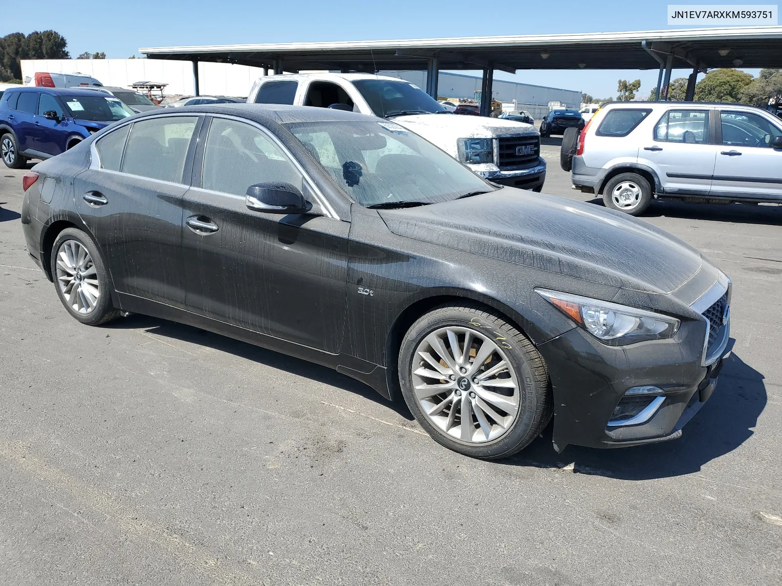 JN1EV7ARXKM593751 2019 Infiniti Q50 Luxe