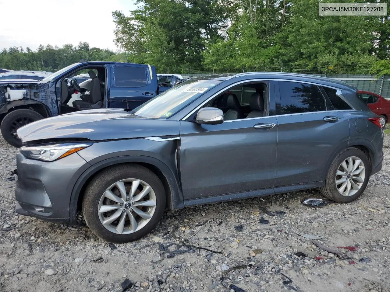 2019 Infiniti Qx50 Essential VIN: 3PCAJ5M30KF127208 Lot: 60562304