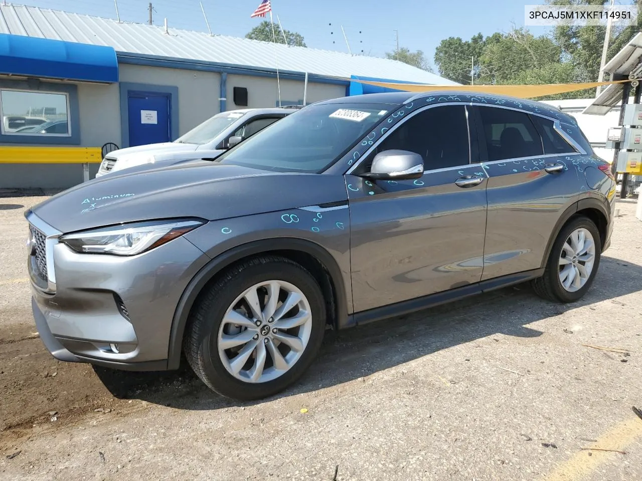 2019 Infiniti Qx50 Essential VIN: 3PCAJ5M1XKF114951 Lot: 62308364