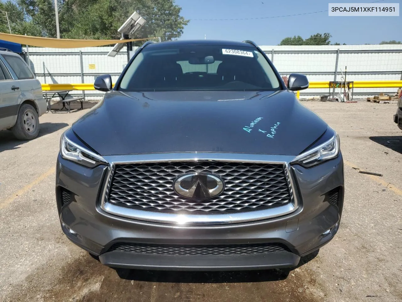 2019 Infiniti Qx50 Essential VIN: 3PCAJ5M1XKF114951 Lot: 62308364