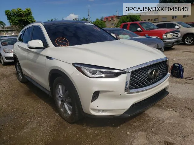 3PCAJ5M3XKF045843 2019 Infiniti Qx50 Essential