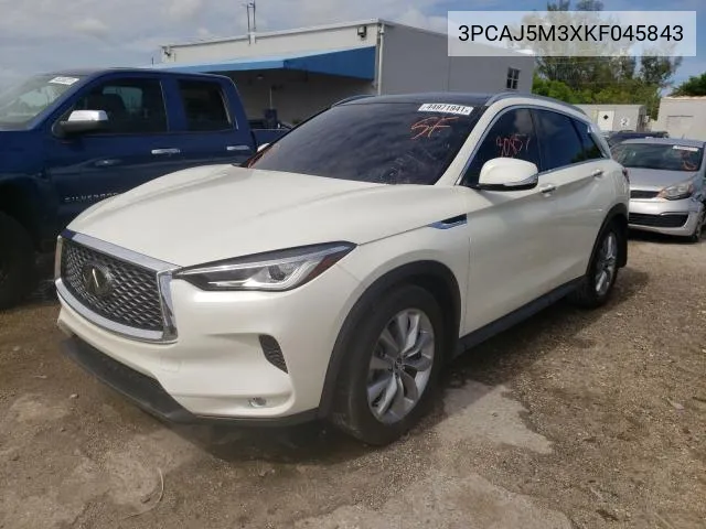 3PCAJ5M3XKF045843 2019 Infiniti Qx50 Essential