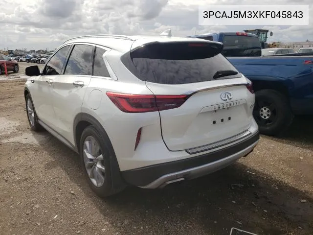 3PCAJ5M3XKF045843 2019 Infiniti Qx50 Essential