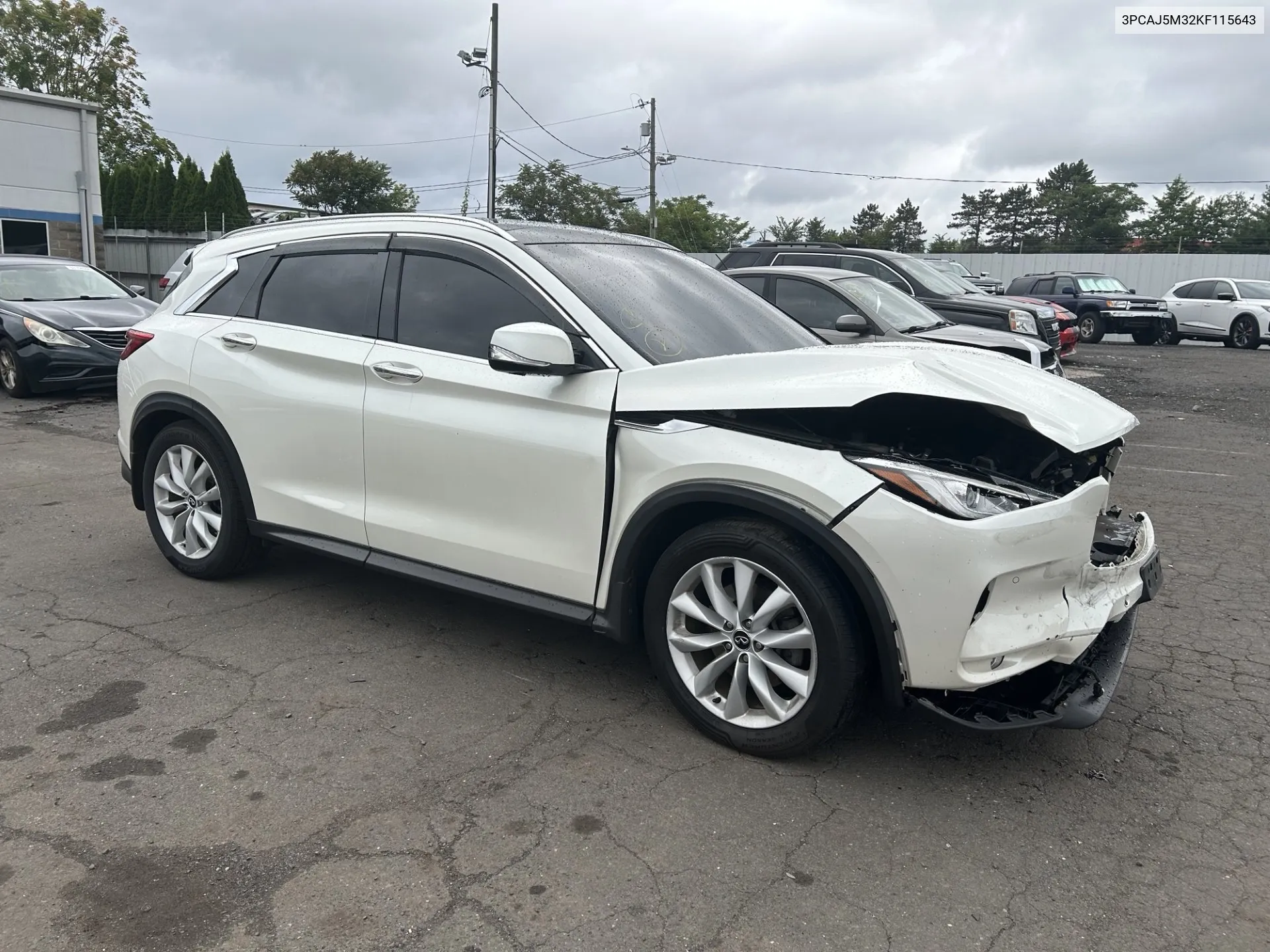 2019 Infiniti Qx50 Essential VIN: 3PCAJ5M32KF115643 Lot: 65018214