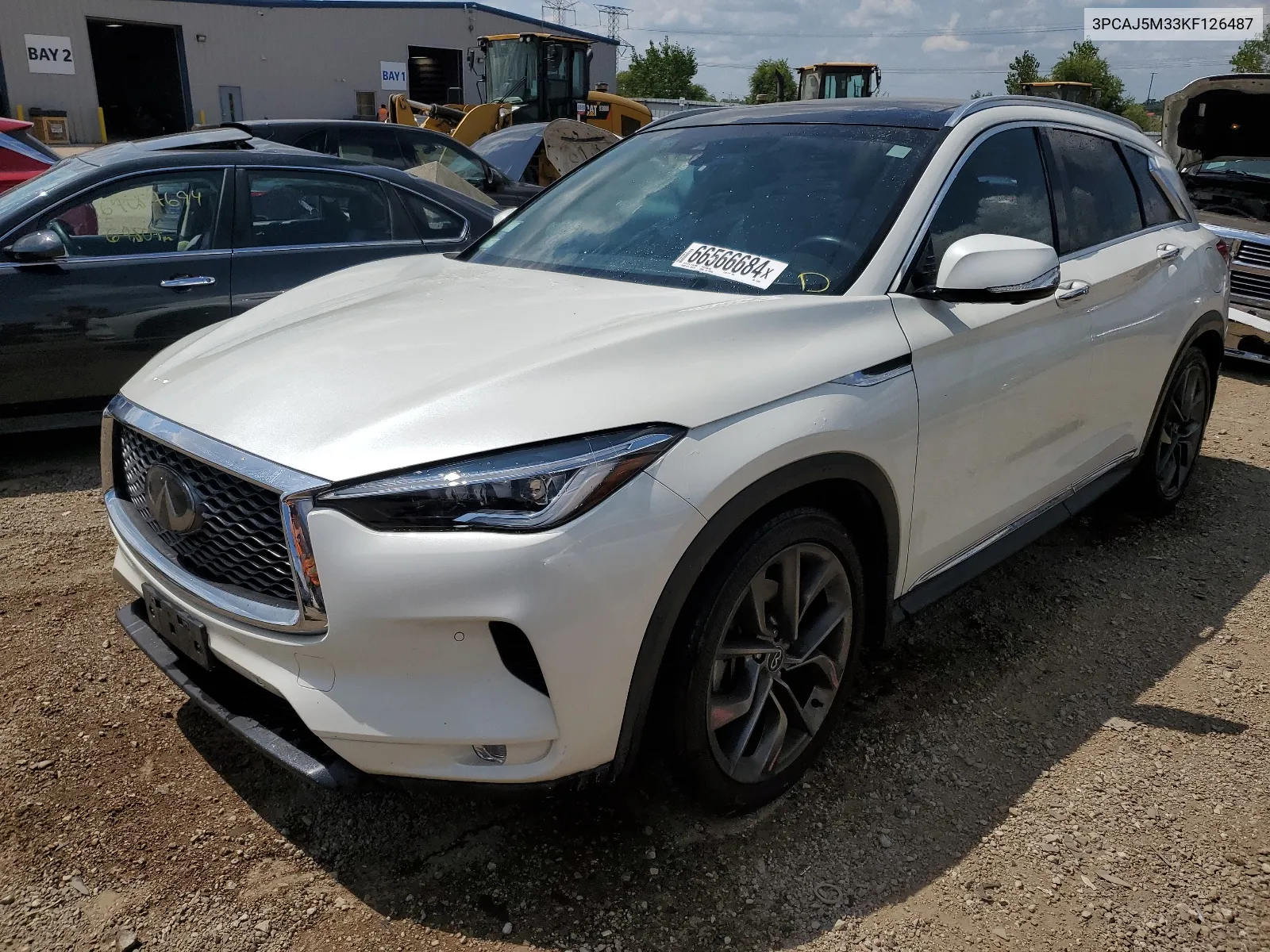 3PCAJ5M33KF126487 2019 Infiniti Qx50 Essential