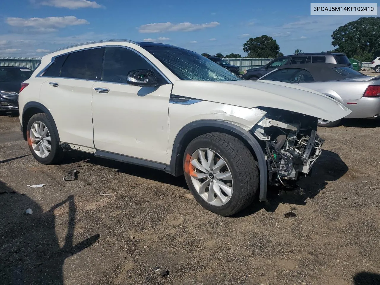 2019 Infiniti Qx50 Essential VIN: 3PCAJ5M14KF102410 Lot: 66618504