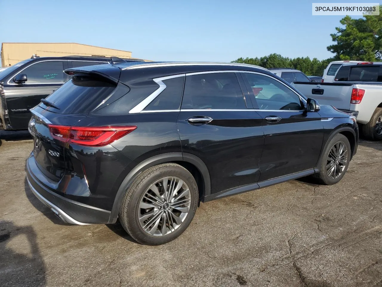 3PCAJ5M19KF103083 2019 Infiniti Qx50 Essential