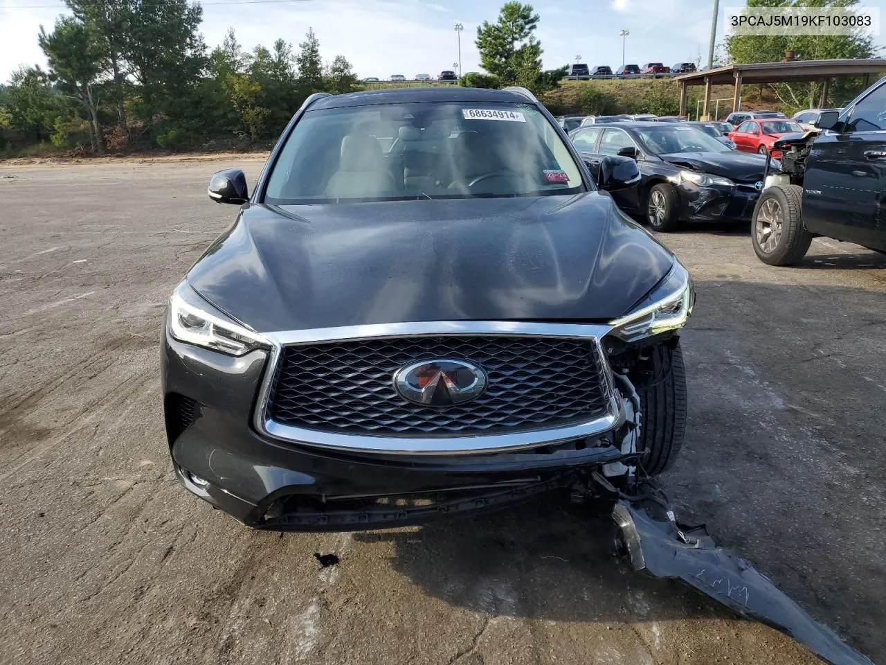 3PCAJ5M19KF103083 2019 Infiniti Qx50 Essential