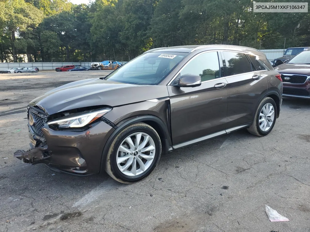 3PCAJ5M1XKF106347 2019 Infiniti Qx50 Essential