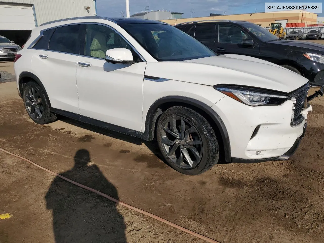 2019 Infiniti Qx50 Essential VIN: 3PCAJ5M38KF126839 Lot: 69631264