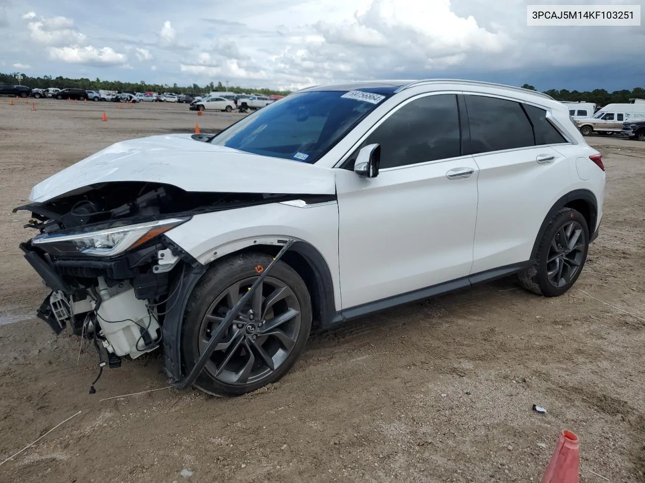 2019 Infiniti Qx50 Essential VIN: 3PCAJ5M14KF103251 Lot: 69756864