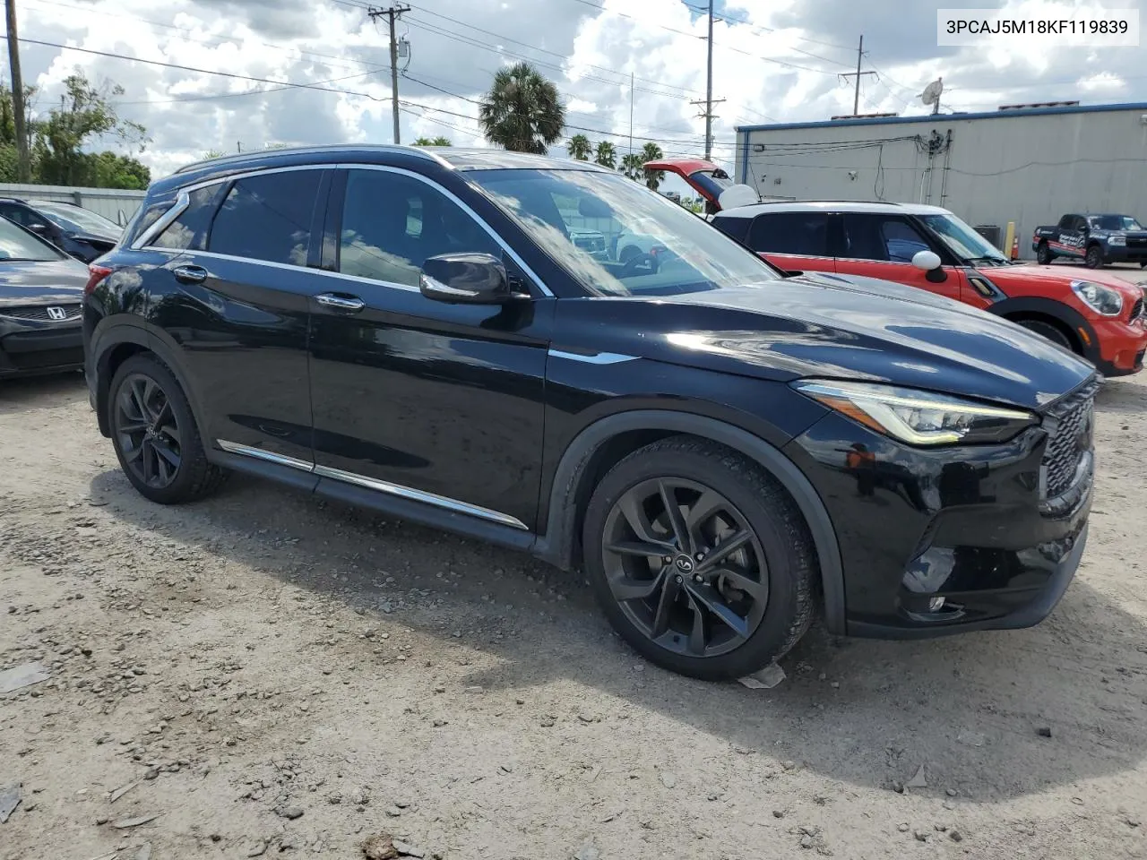 2019 Infiniti Qx50 Essential VIN: 3PCAJ5M18KF119839 Lot: 69871744