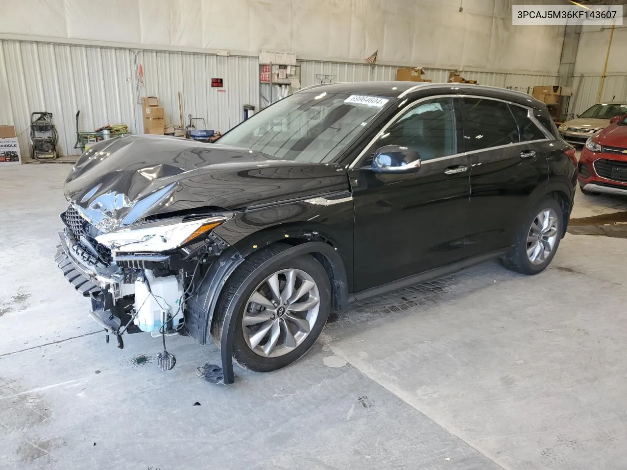 3PCAJ5M36KF143607 2019 Infiniti Qx50 Essential