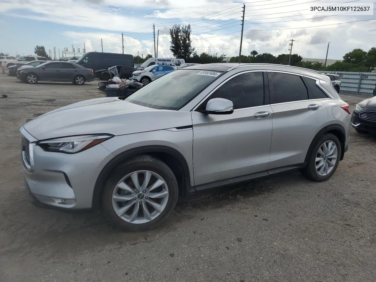 2019 Infiniti Qx50 Essential VIN: 3PCAJ5M10KF122637 Lot: 69992484