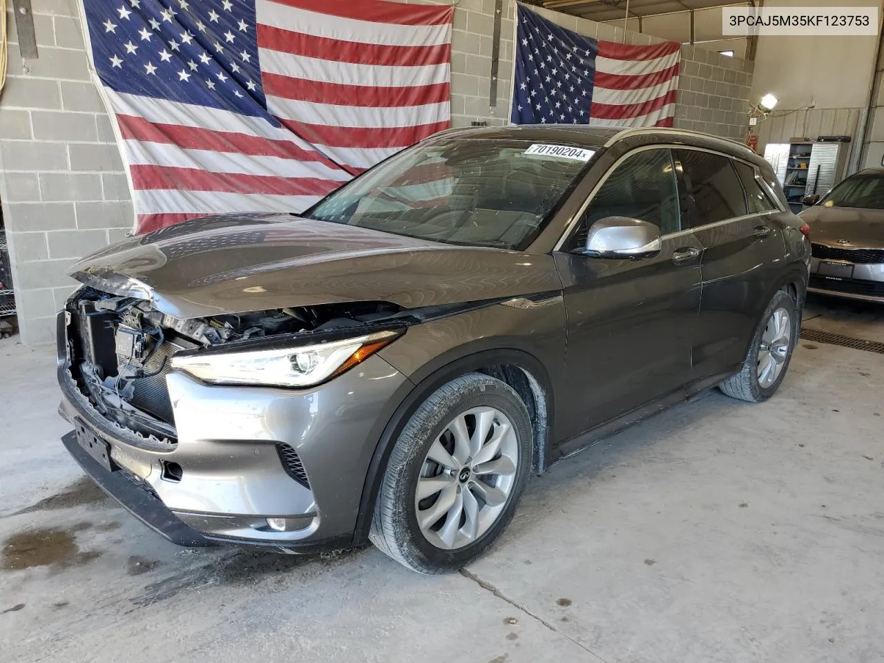 2019 Infiniti Qx50 Essential VIN: 3PCAJ5M35KF123753 Lot: 70190204