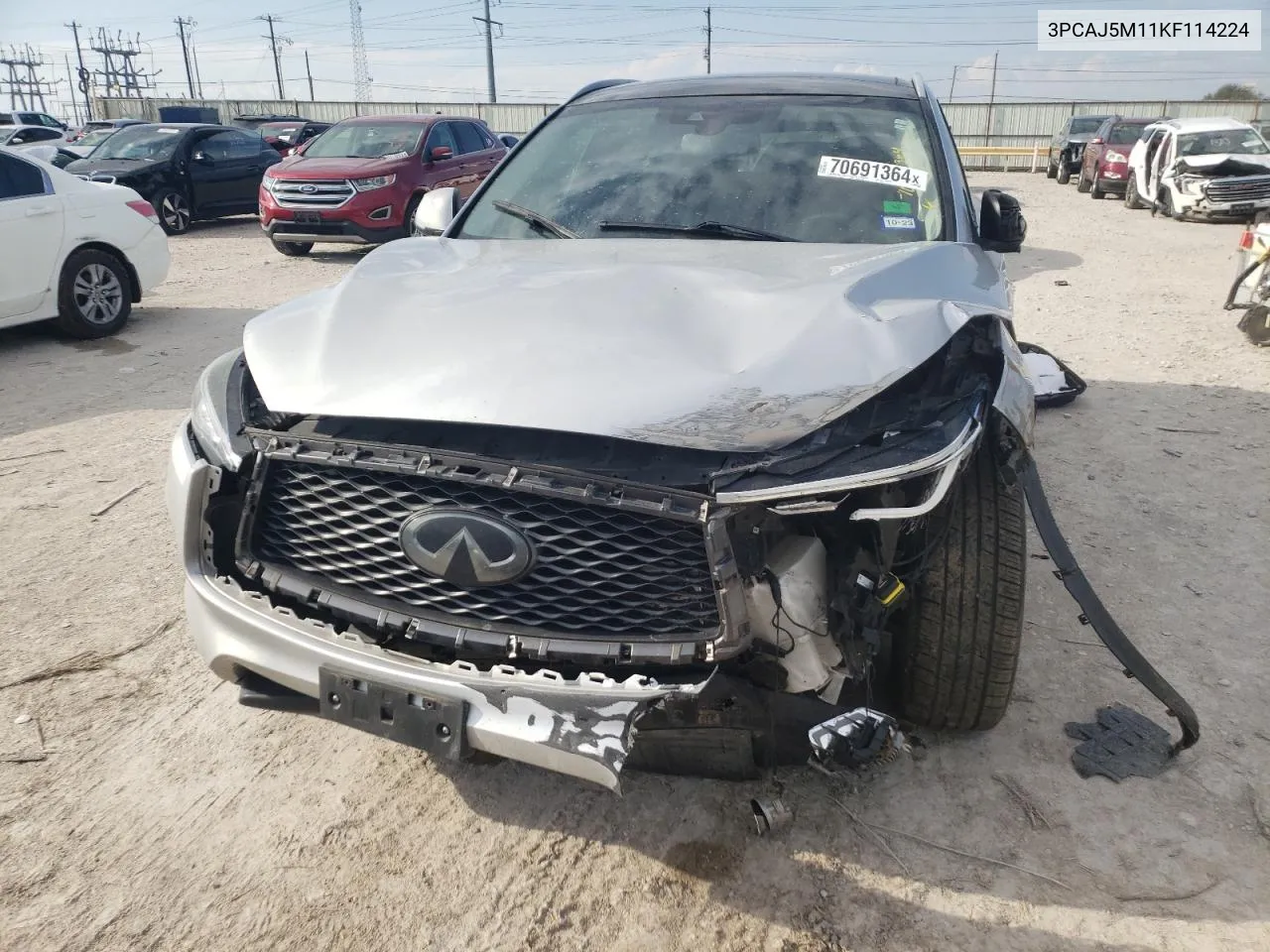 3PCAJ5M11KF114224 2019 Infiniti Qx50 Essential