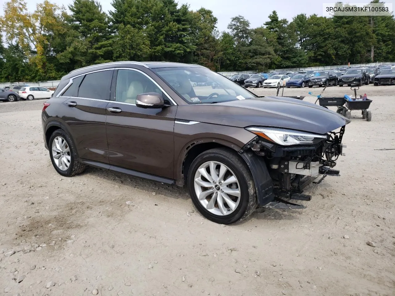 2019 Infiniti Qx50 Essential VIN: 3PCAJ5M31KF100583 Lot: 71590034