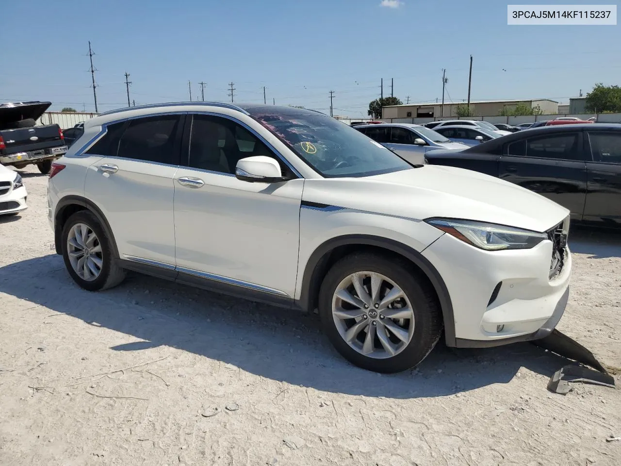 2019 Infiniti Qx50 Essential VIN: 3PCAJ5M14KF115237 Lot: 71738244